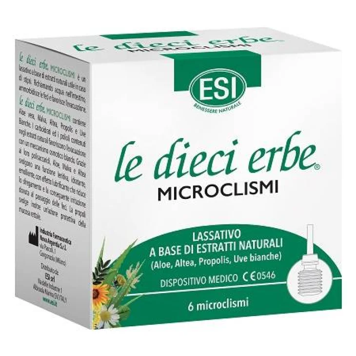 Esi Le Dieci Erbe Microclismi 6 pezzi