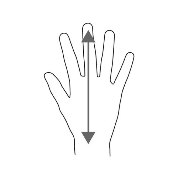 Gibaud Ortho Tutore Per Dita Lunghe della Mano Taglia 1
