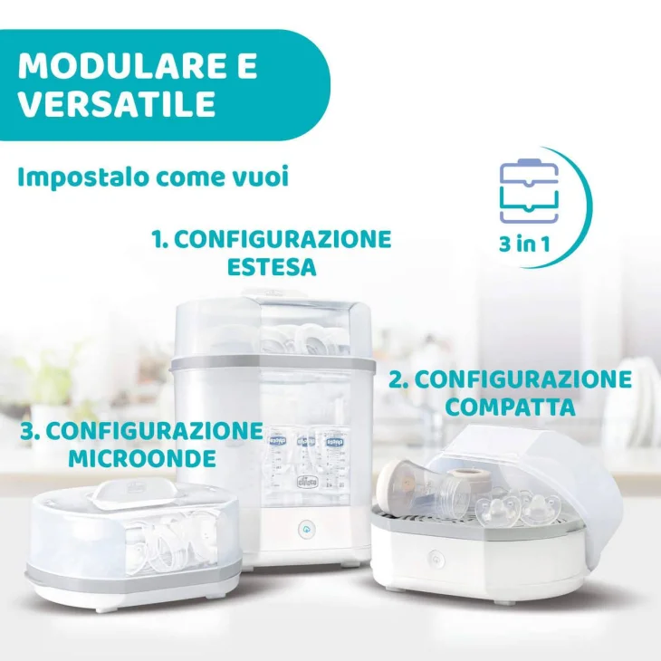 Chicco Sterilizzatore Biberon a Vapore