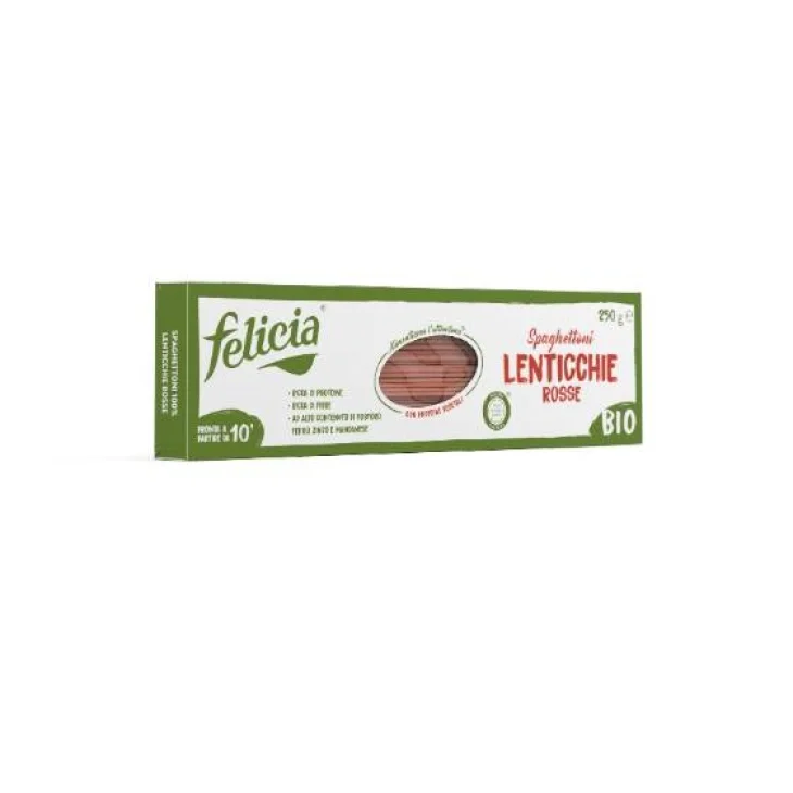 Felicia Spaghettoni Lenticchie Rosse Pasta senza glutine 250 g