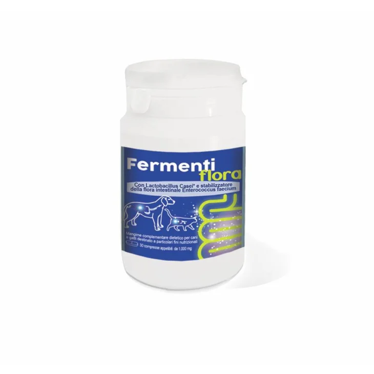 Petformance Fermenti Flora Fermenti Lattici per Cani e Gatti 30 Compresse