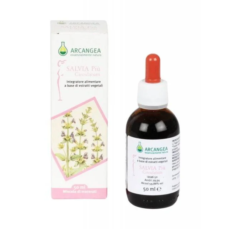 Arcangea Circulatum Salviapiu' Bio Integratore per la Menopausa 50 Ml