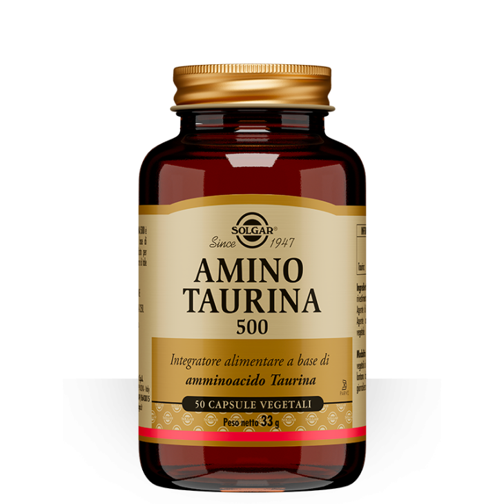 Solgar Amino Taurina 500 50 Capsule Vegetali