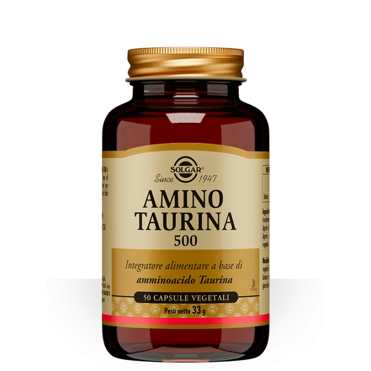 Solgar Amino Taurina 500 50 Capsule Vegetali