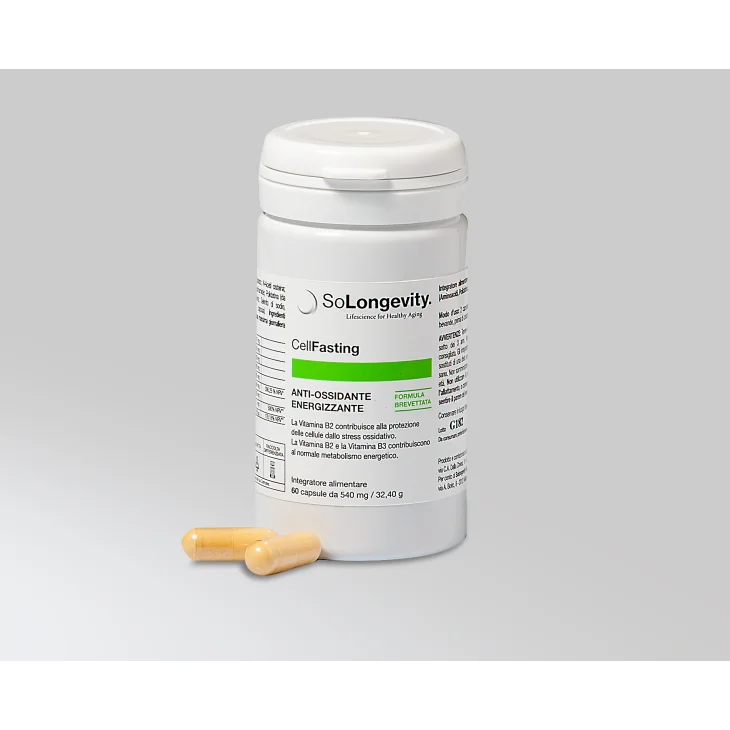 SoLongevity CellFasting Integratore Contro Stanchezza Fisica e Mentale 60 capsule