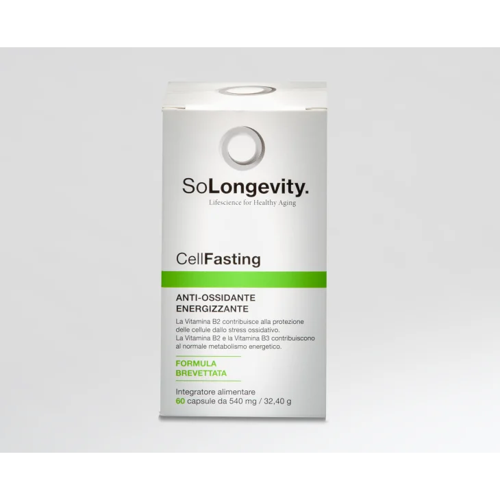 SoLongevity CellFasting Integratore Contro Stanchezza Fisica e Mentale 60 capsule
