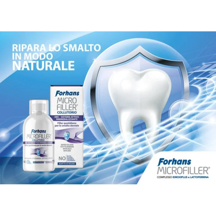 Forhans Microfiller Collutorio Rimineralizzante 500 Ml