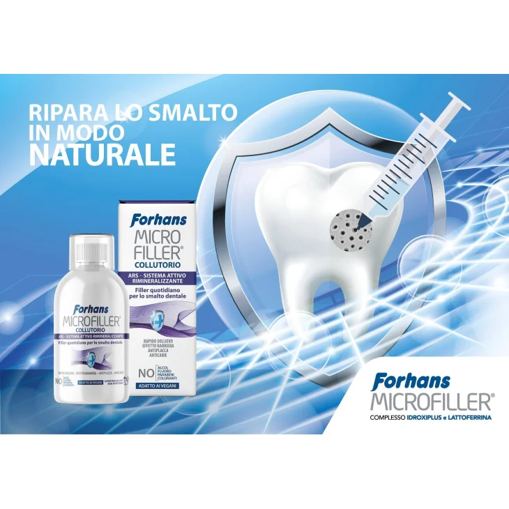 Forhans Microfiller Collutorio Rimineralizzante 500 Ml