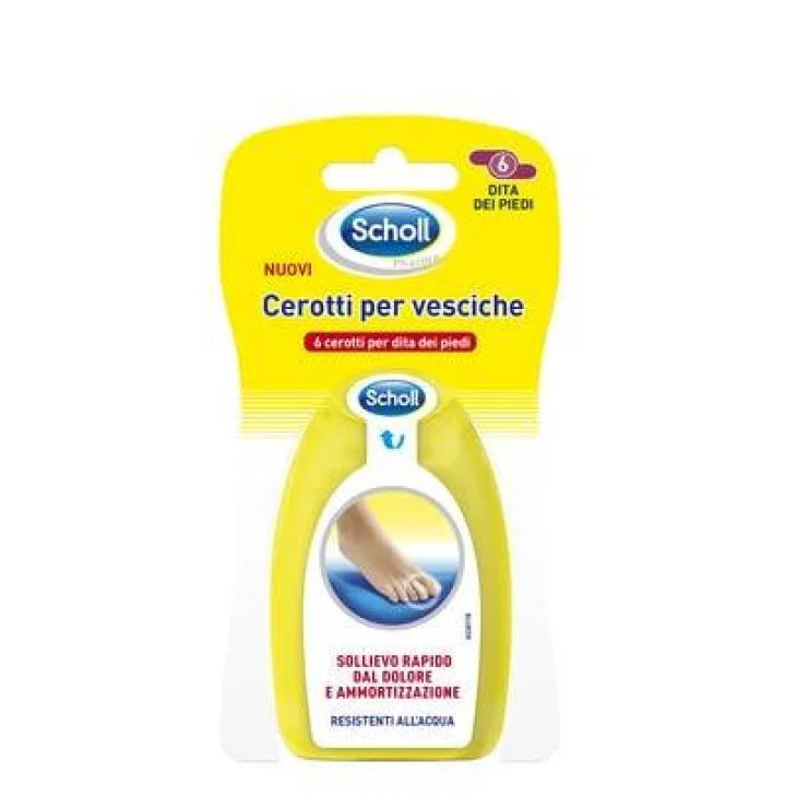 Scholl Cerotto per Vesciche Dita Piede 6 Pezzi