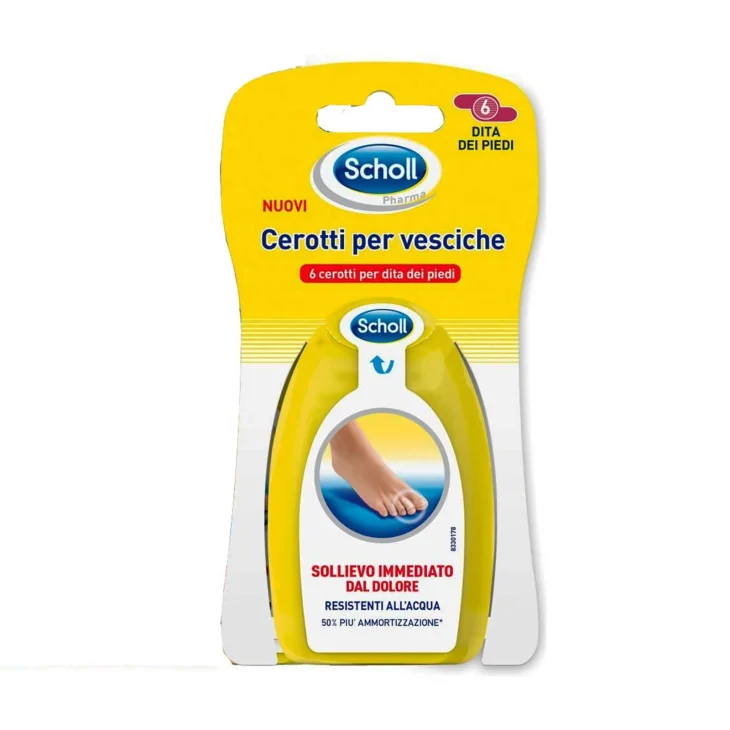 Scholl Cerotti Vesciche Misure Miste 6 pezzi