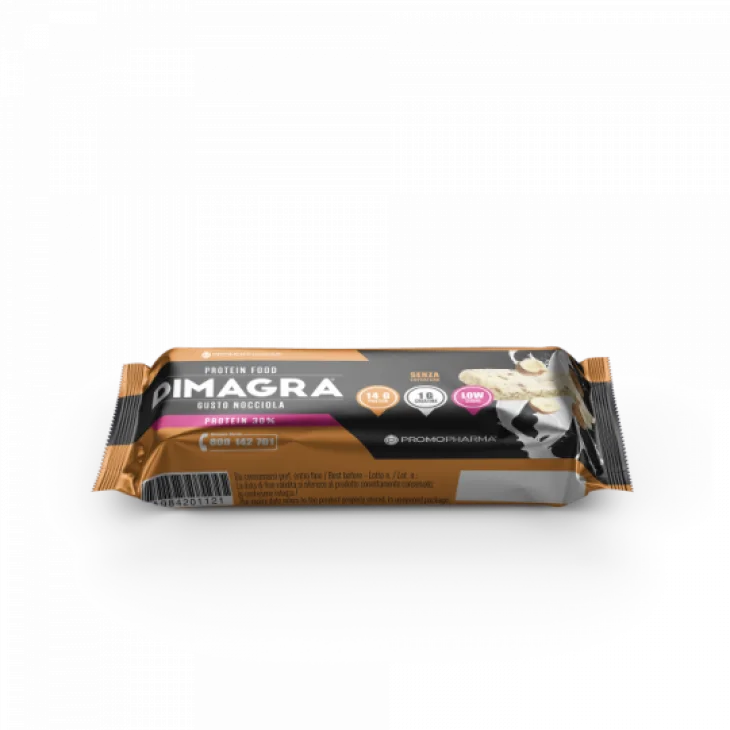 Dimagra Protein Bar 30% Senza Copertura Nocciola 45 G