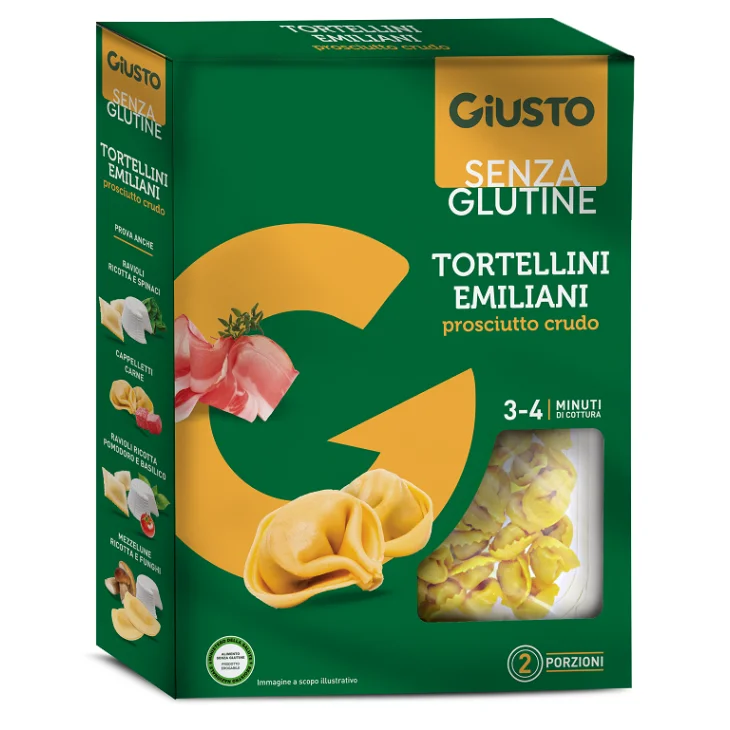 Giusto Senza Glutine Tortellini Prosciutto Crudo 250 G