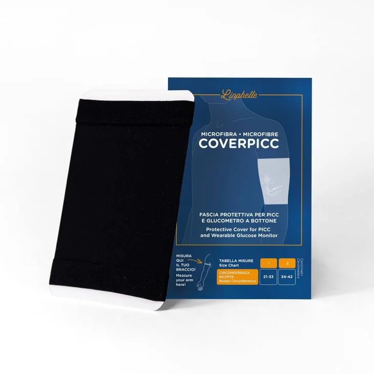 Linphelle Fascia Coverpicc Microfibra Black Misura 0