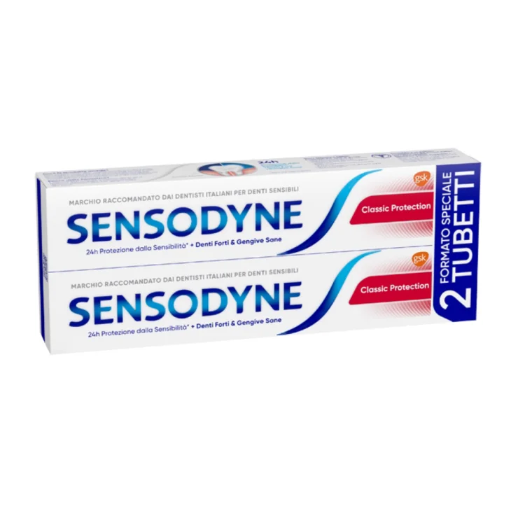 Sensodyne Dentifricio Classic Protection 2 x 75 ml