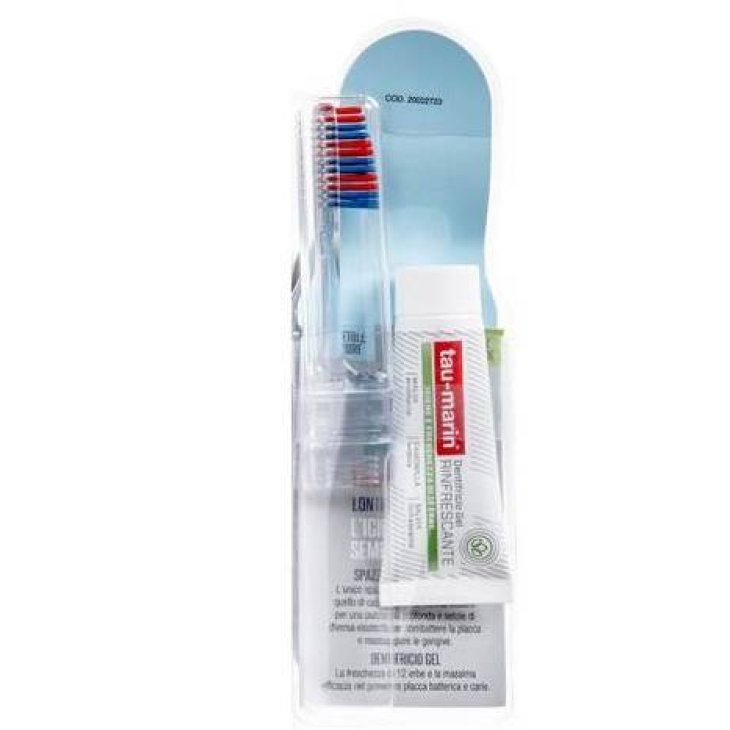 Tau-Marin Kit Spazzolino e Dentifricio da Viaggio