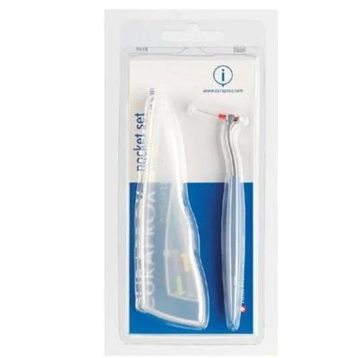CURAPROX CPS 457 POCKET SET 1 SET COMPOSTO DA 1 SUPPORTO UHS451+CPS SCOVOLINI 06/07/09/11