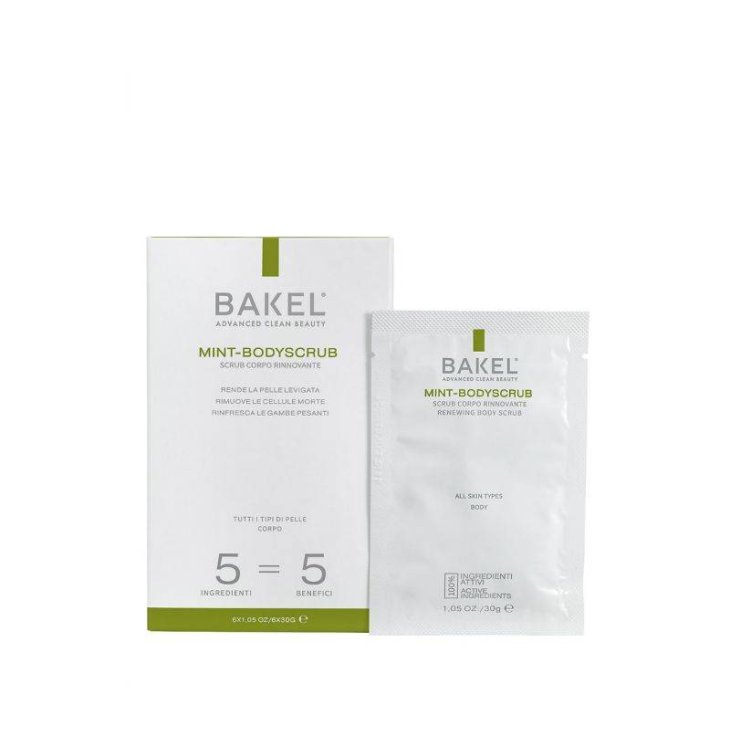 Bakel Mint-Bodyscrub Scrub Corpo Rinnovante 6 bustine