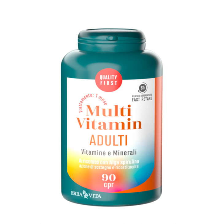 Erba Vita Multi Vitamin Adulti Integratore Multivitaminico 90 Compresse