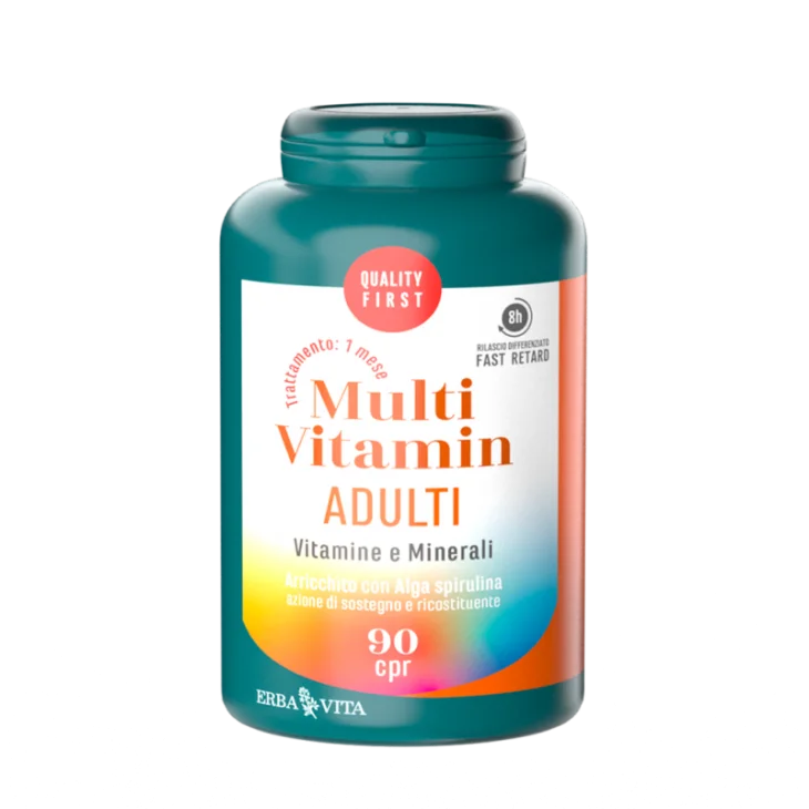 Erba Vita Multi Vitamin Adulti Integratore Multivitaminico 90 Compresse