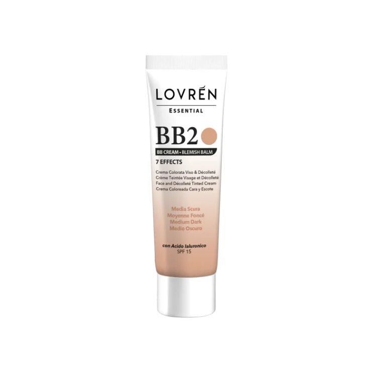 Lovrén BB2 Cream Blemish Balm Tonalità Medio Scura 25 ml