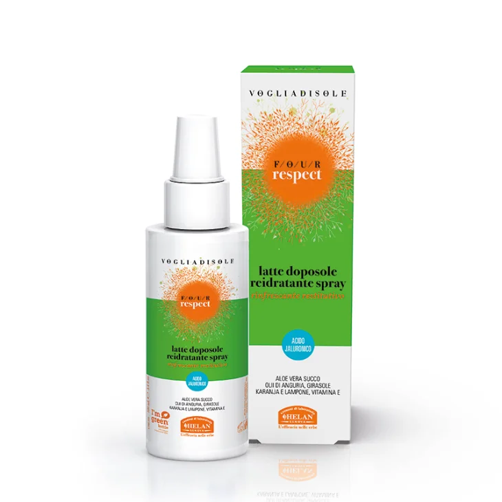 Helan Voglia Di Sole Four Respect Doposole Latte Spray Corpo Reidratante 100 Ml