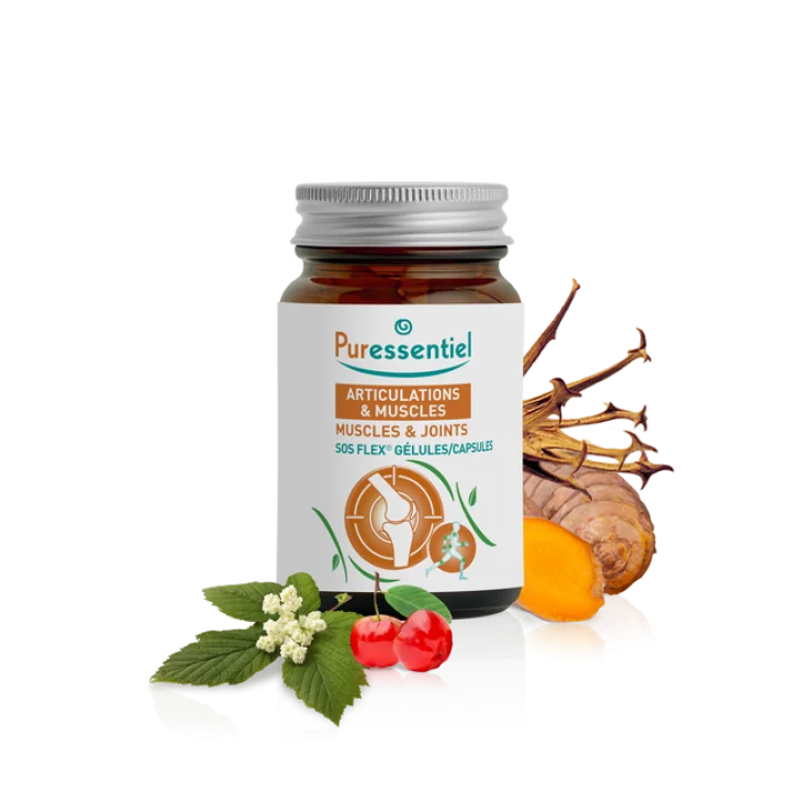 Puressentiel Capsule Sos Flex Integratore per le Articolazioni ed i Muscoli 30 Capsule