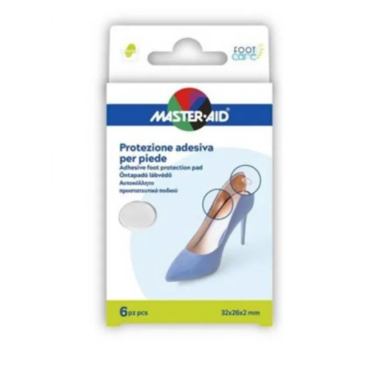 Master-aid Foot Care Protezione Gel Adesiva 6 Pezzi