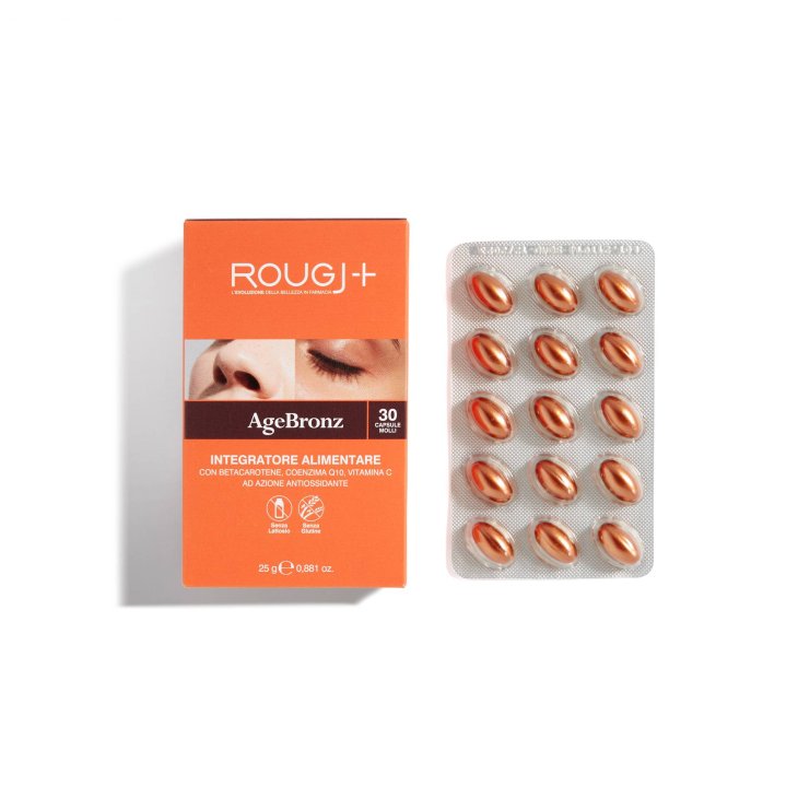 Rougj Caps Agebronz Integratore Anti-Age Per l'Abbronzatura 30 capsule