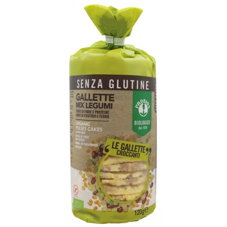 Probios senza Glutine Gallette Mix Legumi 200 g