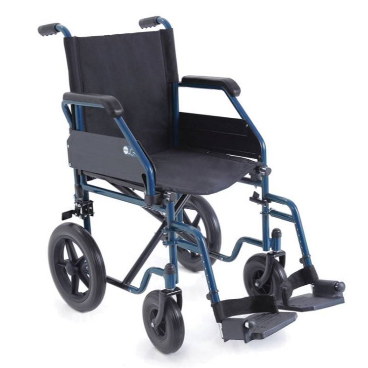 Moretti Ardea Carrozzina Pieghevole Serie GO! Seduta 43 cm Blu