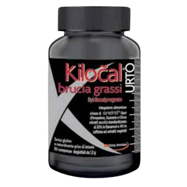 Kilocal Brucia Grassi Urto Integratore per Dimagrire Velocemente 30 Compresse