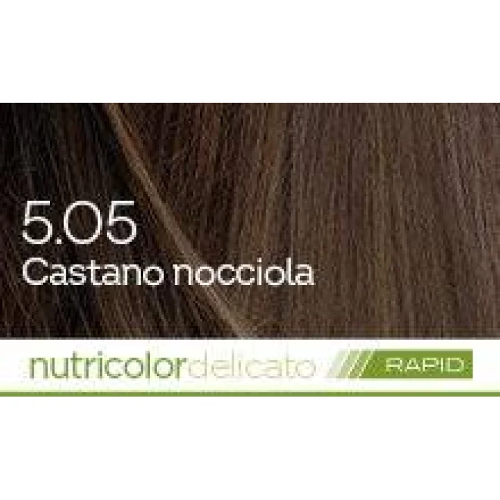Bios Line Biokap Nutricolor Delicato Rapid Tinta per Capelli 5.05 Castano Nocciola
