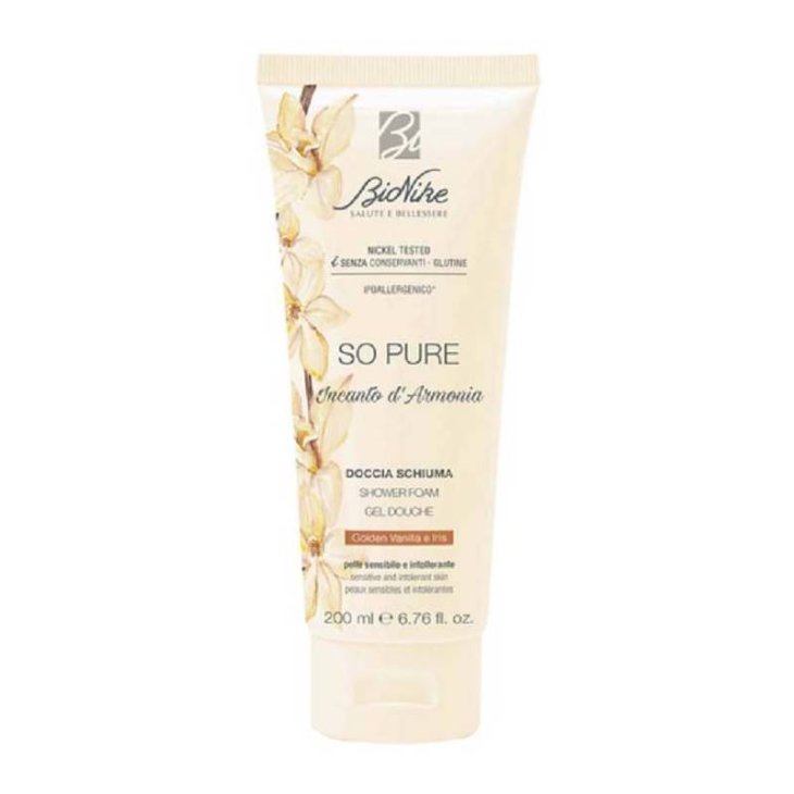 Bionike So Pure Incanto D'Armonia Doccia Schiuma Golden Vanilla e Iris 200ml
