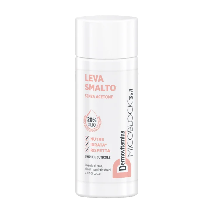 Dermovitamina Micoblock 3In1 Levasmalto Senza Acetone 125 ml