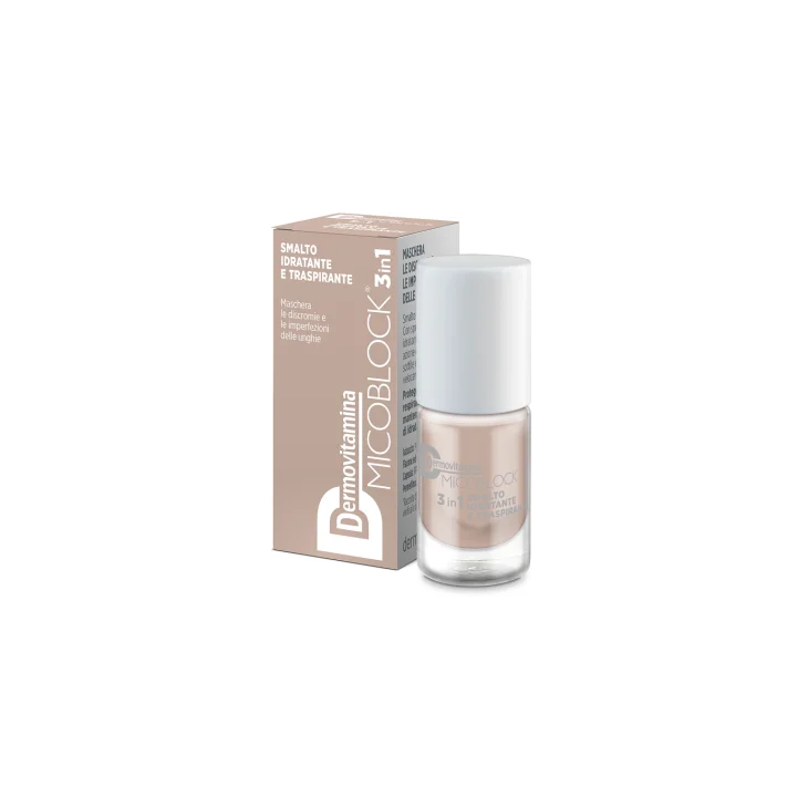 Dermovitamina Micoblock 3In1 Smalto Idratante e Traspirante Beige 5 Ml