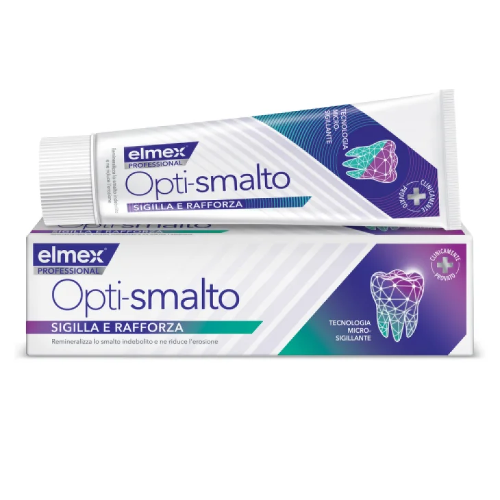 Elmex Professional Opti-Smalto Dentifricio Sigilla E Rafforza Con Tecnologia Micro-Sigillante 75 ml