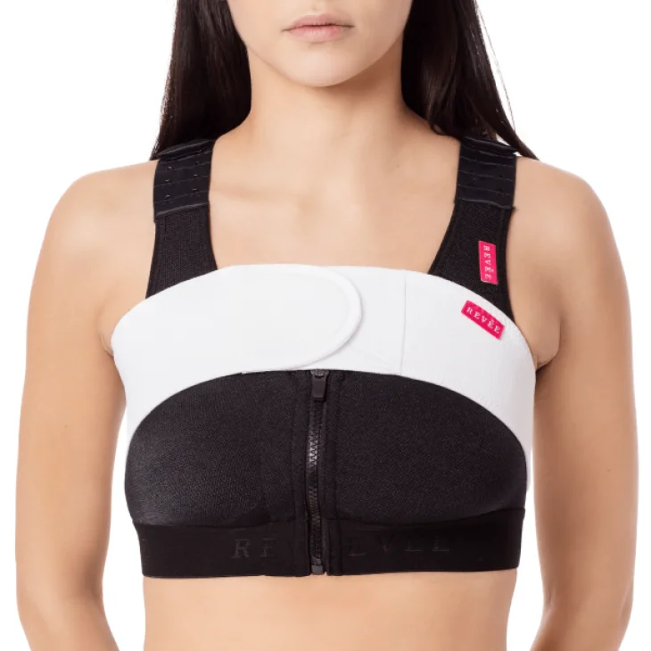 Revee Belt Fascia Elastica Sagomata Post Mastoplastica 0202 White Taglia Medium
