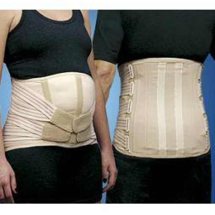 PRIM 534 F DONNA CAMPONE CORSETTO SEMIRIGIDO LOMBOSACRALE ALTO PER ADDOME PENDULO CON RINFORZI PARAVERTEBRALI E 4 TIRANTI PELVIC