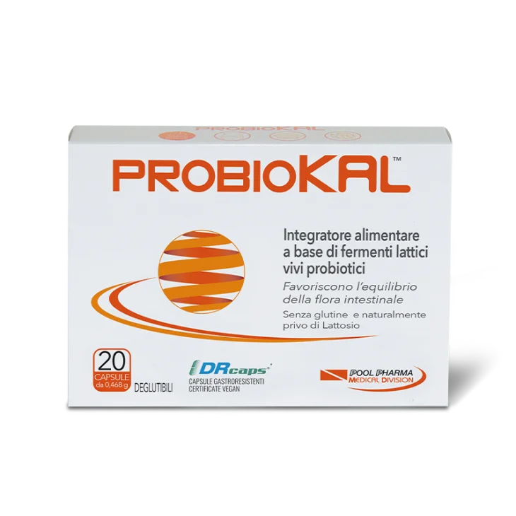 Probiokal Integratore di Fermenti Lattici Probiotici 20 capsule