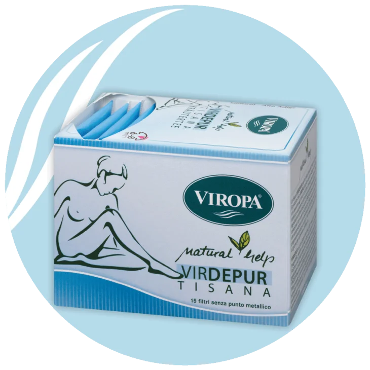 Viropa Natural Help Virdepur Infuso per Depurare l'Organismo 15 filtri