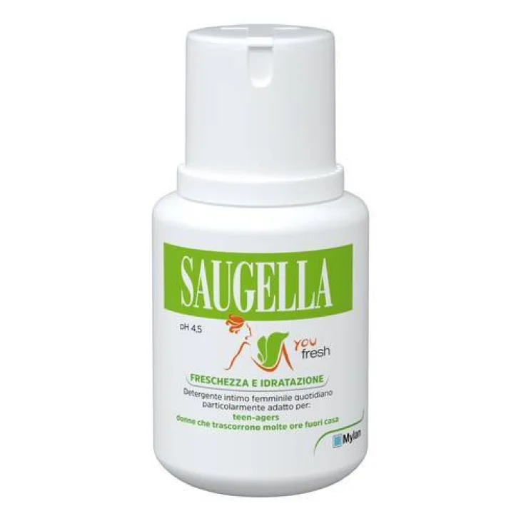 Saugella You Fresh Ph 4,5 Freschezza e Idratazione Detergente Intimo 100 ml