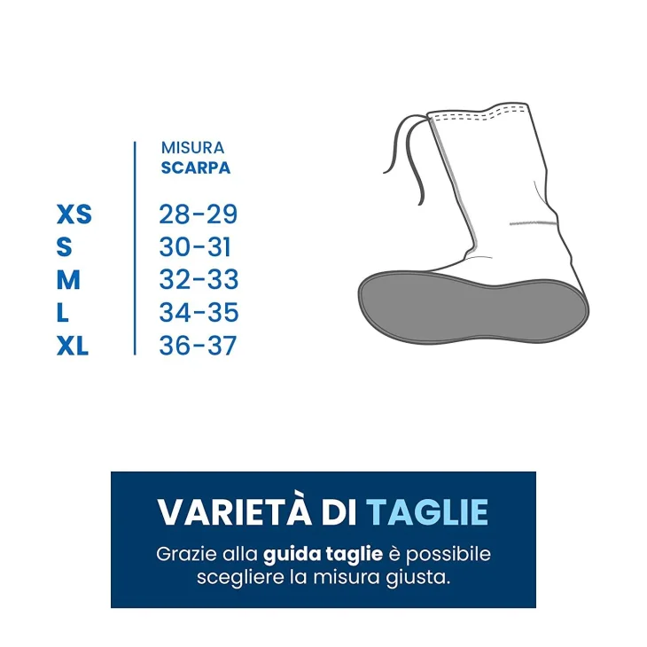 Ortho T Calza Coprigesso Gamba Bambino Taglia M 32/33