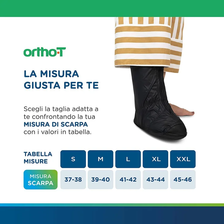 Ortho T Calza Coprigesso Gamba Adulto Taglia S 37/38