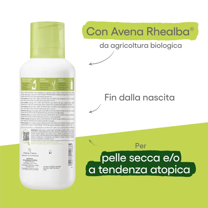 A-Derma Exomega Control Crema Emolliente Lenitiva del Prurito 400 ml