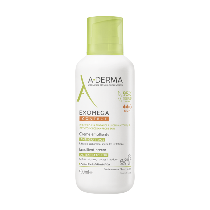 A-Derma Exomega Control Crema Emolliente Lenitiva del Prurito 400 ml