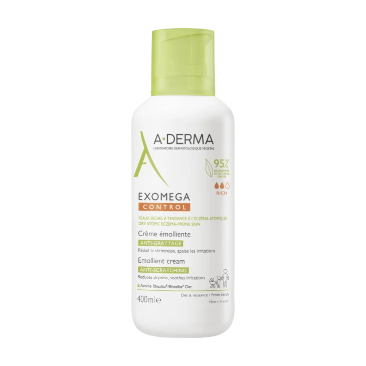 A-Derma Exomega Control Crema Emolliente Lenitiva del Prurito 400 ml