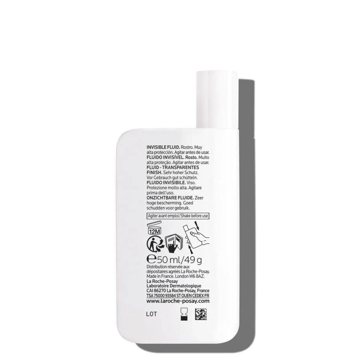 La Roche-Posay Anthelios Uvmune 400 Fluido Invisibile Spf50+ Crema Solare Viso Senza Profumo 50 ml