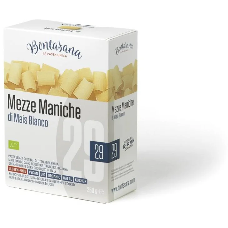 BONTASANA MEZZE MANICHE MAIS BIANCO 250 G