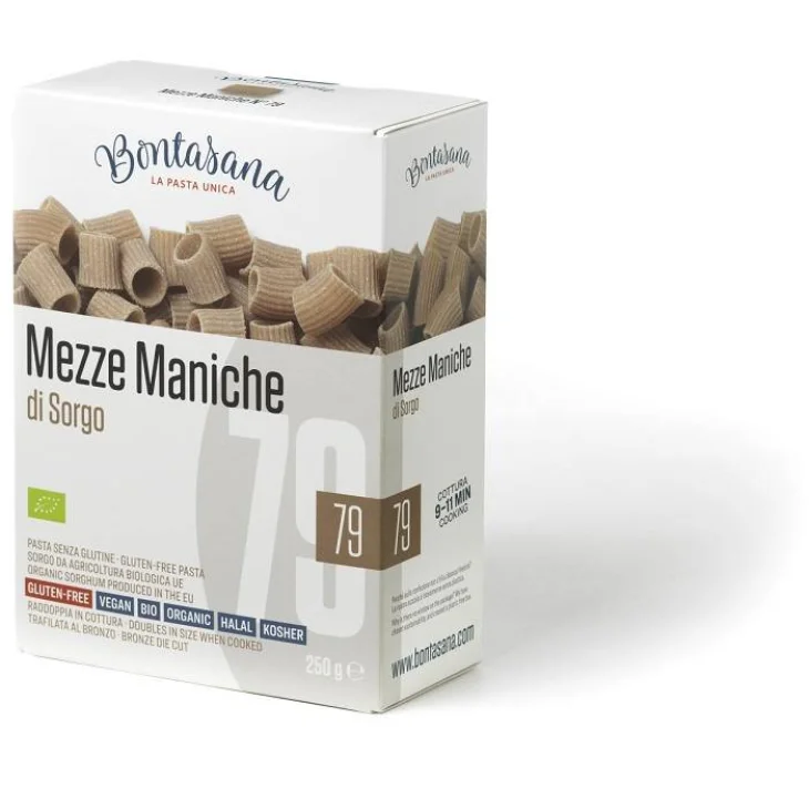 Bontasana Mezze Maniche di Sorgo Senza Glutine 250 g