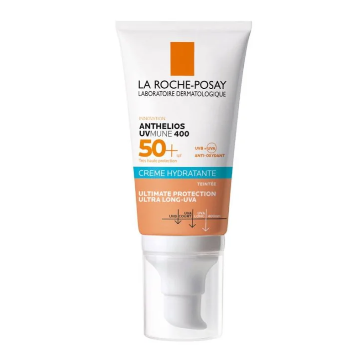 La Roche-Posay Anthelios Uvmune Spf50+ Crema Solare Idratante Colorata Viso 50 ml